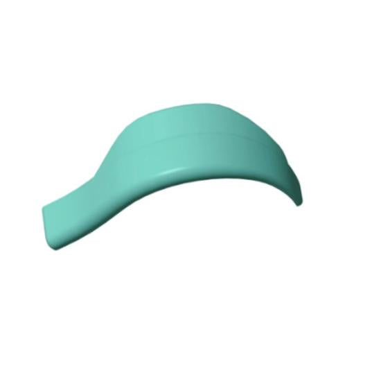 Katya Vinog rollers, green, 1 pair.