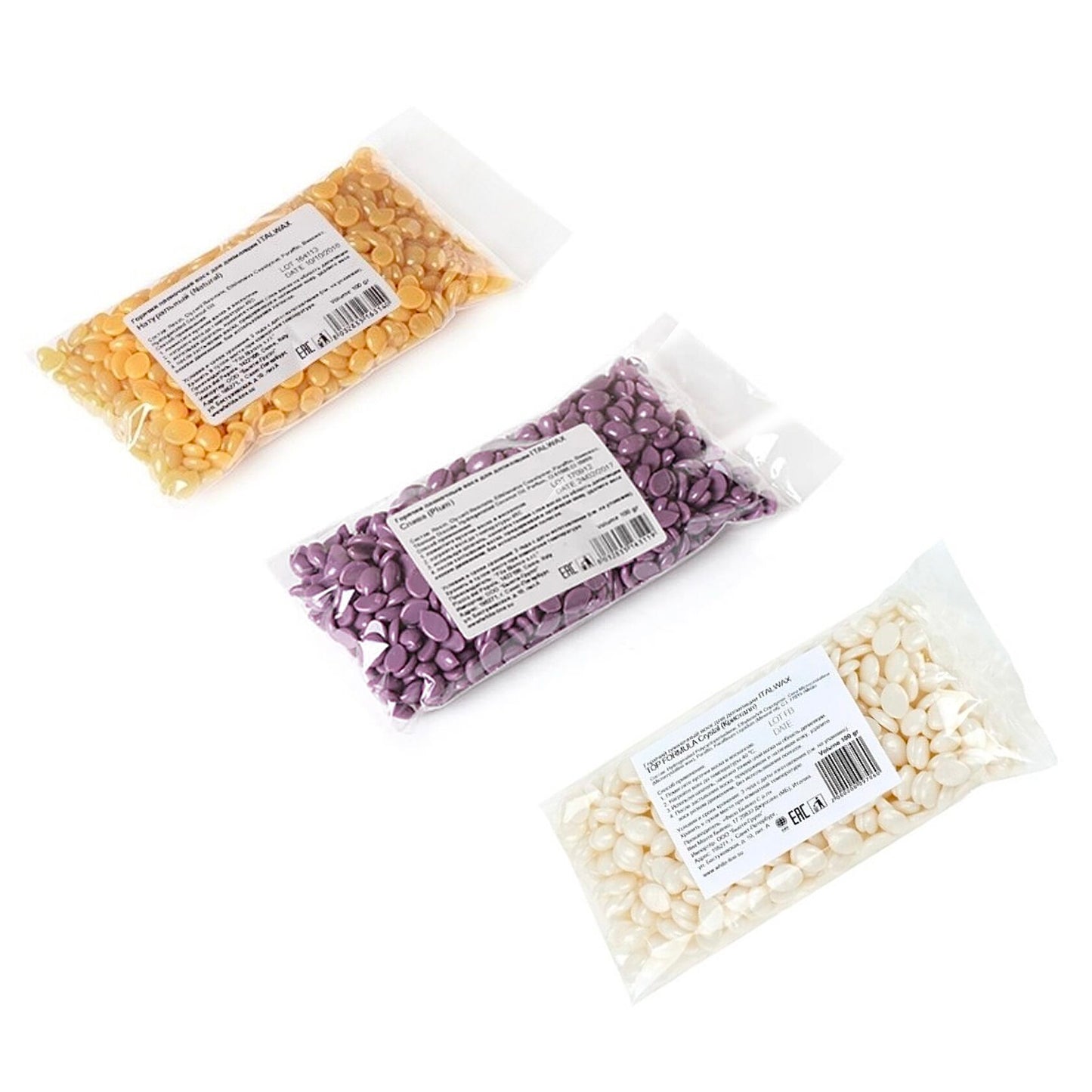 Wax granulated film for facial depilation ITALWAX, 100 gr.