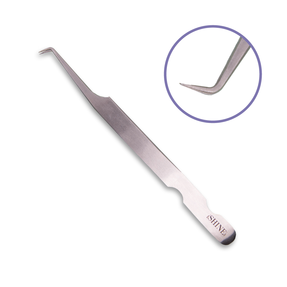 elSHINE “Elegant” L-shaped tweezers