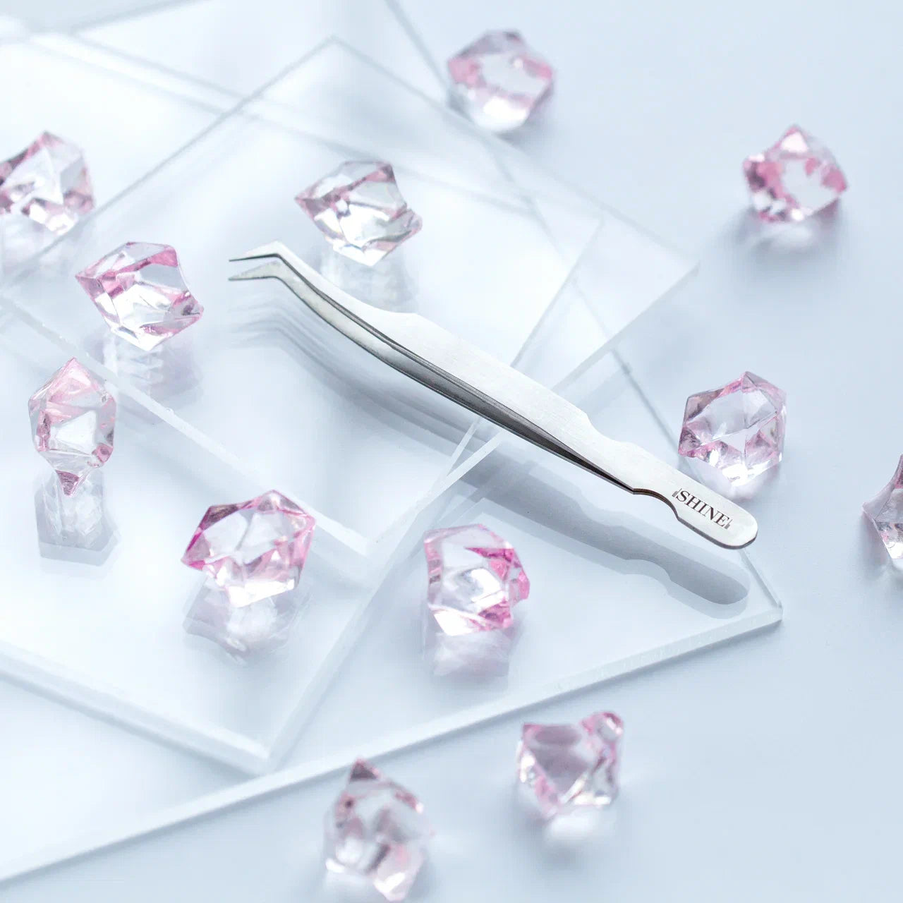 elSHINE tweezers, L-shaped