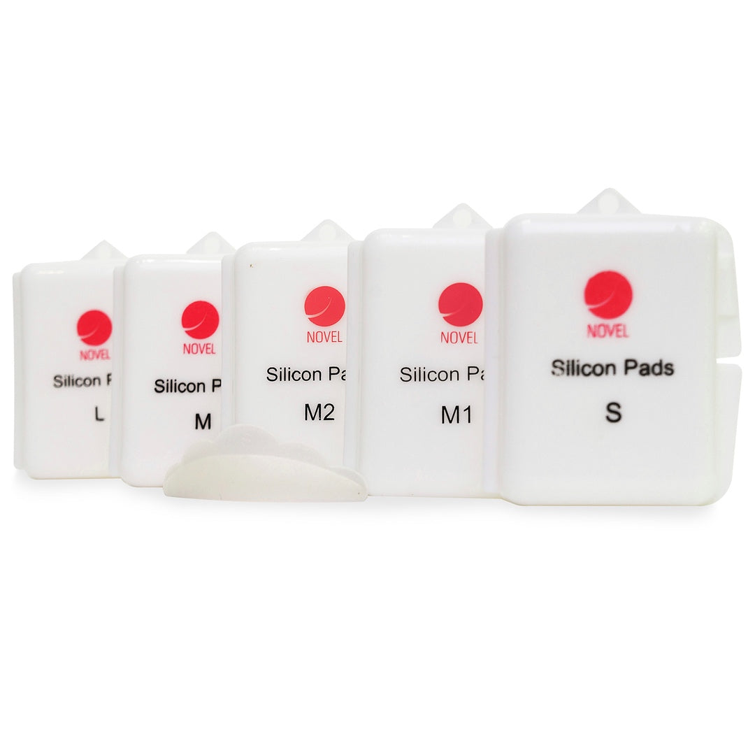 Novel silicone rollers, 1 pair.