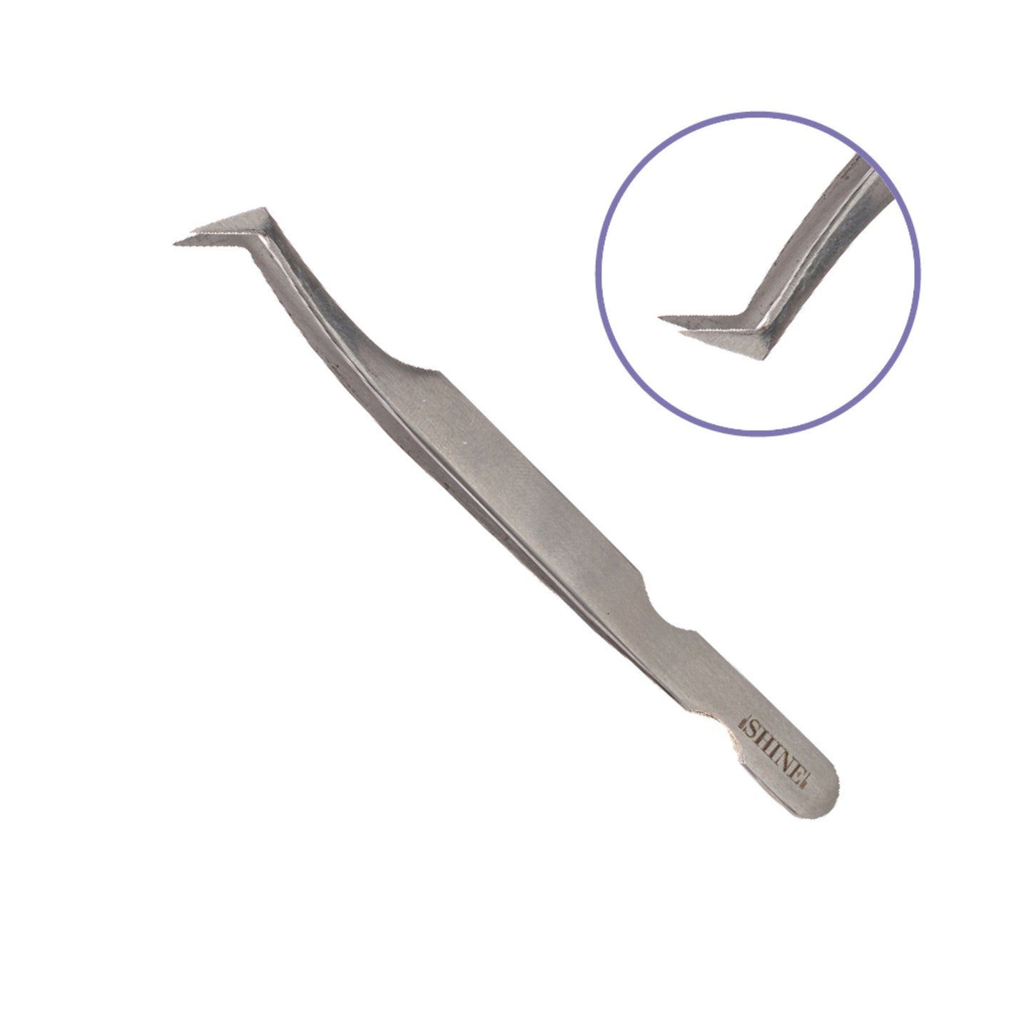 elSHINE tweezers, L-shaped